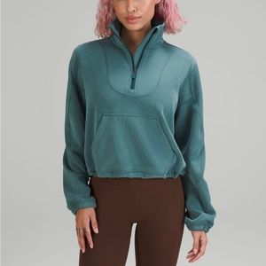Lululemon Brushed Softstreme Ribbed Half Zip!
